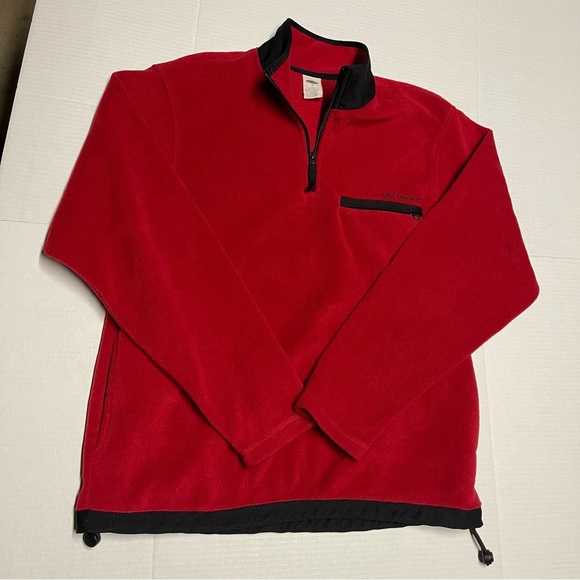 Old Navy Y2K Vintage Quarter Zip Fleece Men’s Medium Pullover Jacket 90s - Picture 2 of 9